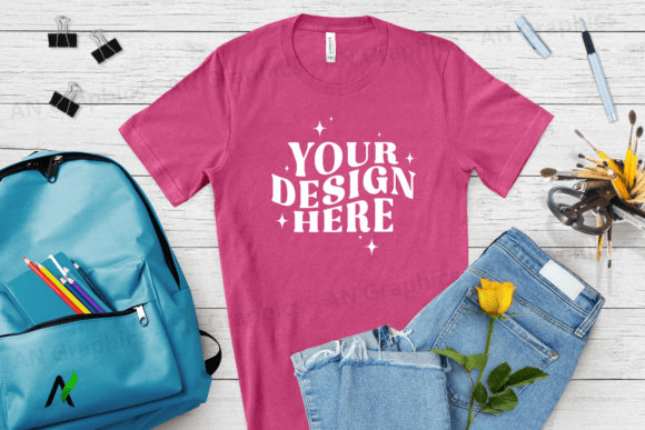 Back to School Bella Canvas Mockup 003