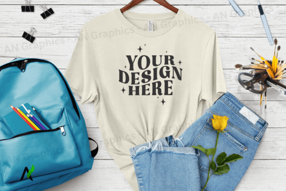 Back to School Bella Canvas Mockup 012