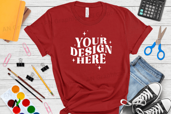 Back to School Bella Canvas Mockup 0134