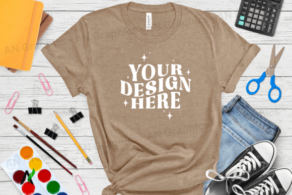 Back to School Bella Canvas Mockup 0199