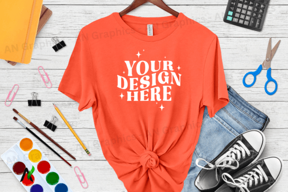 Back to School Bella Canvas Mockup 067