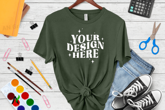Back To School Bella Canvas Mockup 083
