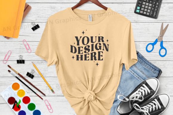 Back to School Bella Canvas Mockup 095