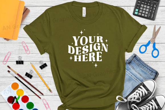 Back to School Bella Canvas Mockups: A Designer’s Essential Tool for Creating Professional T-Shirt Designs