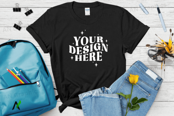 Back to School Gildan 64000 Mockup - 006: A Versatile Tool for T-Shirt Designers