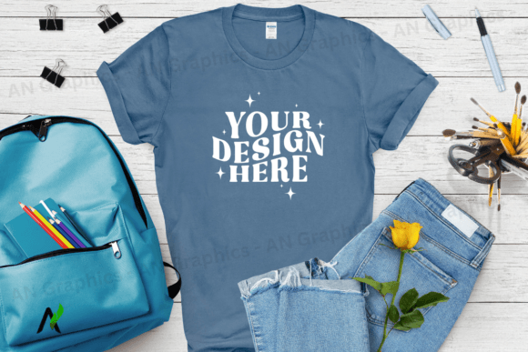 Back to School Gildan 64000 Mockup 0148