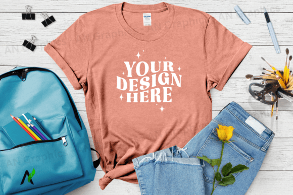 Back to School Gildan 64000 Mockup - 020