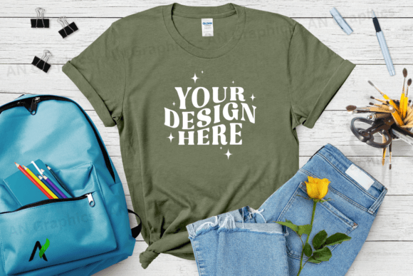 Back to School Gildan 64000 Mockup - 029: A Versatile Tool for Designers