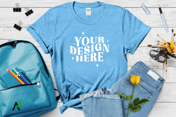 Back to School Gildan 64000 Mockup - 036