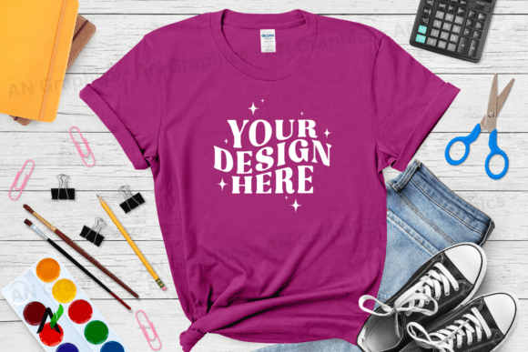 Back To School Gildan 64000 Mockup - 062: A Versatile Tool for Designers