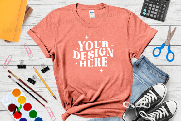 Back to School Gildan 64000 Mockup - 092: A Versatile Tool for Designers and Creators